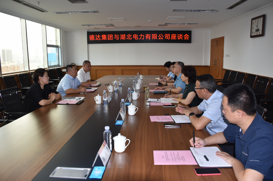 國家電投集團湖北電力有限公司領(lǐng)導(dǎo)到德達(dá)集團交流座談